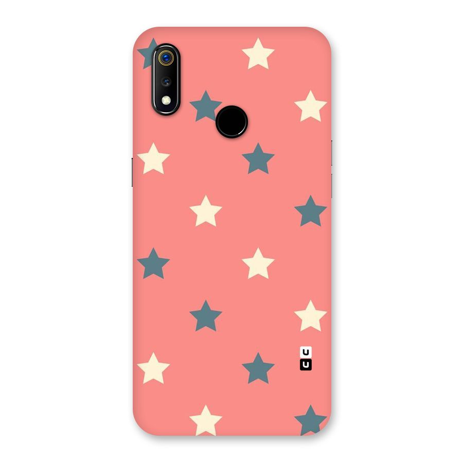 Diagonal Stars Back Case for Realme 3