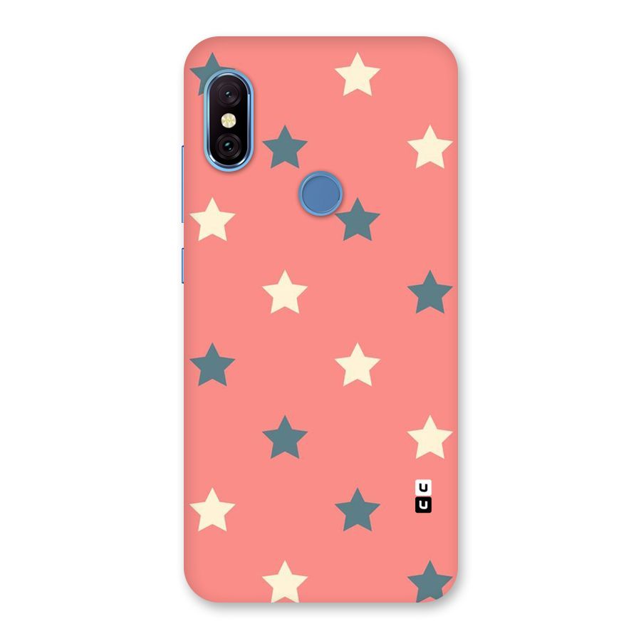 Diagonal Stars Back Case for Redmi Note 6 Pro