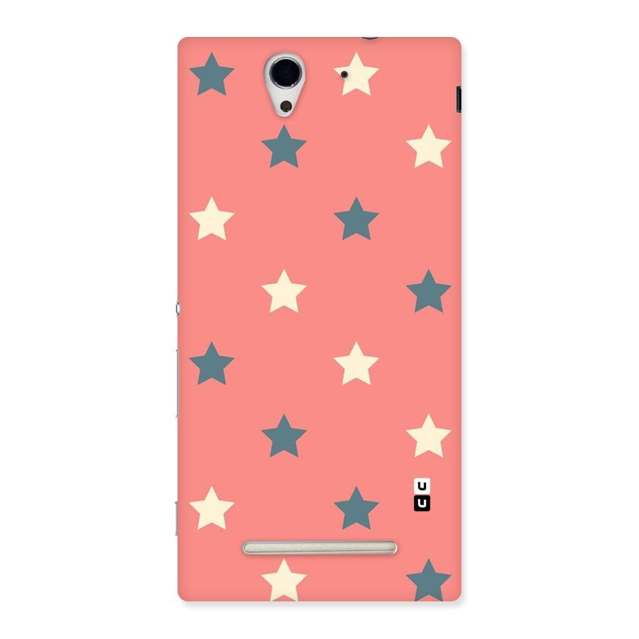 Diagonal Stars Back Case for Sony Xperia C3
