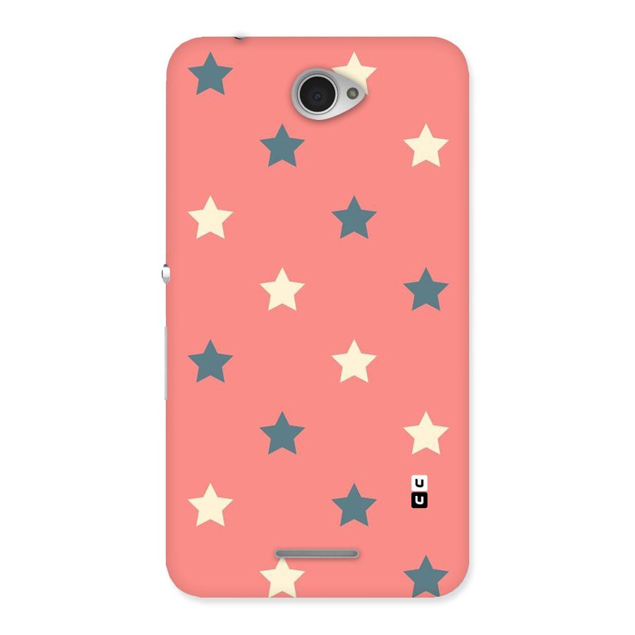 Diagonal Stars Back Case for Sony Xperia E4