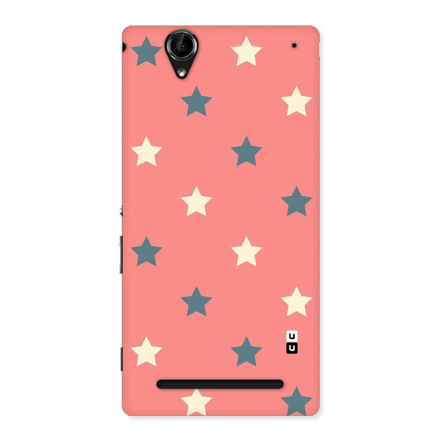 Diagonal Stars Back Case for Sony Xperia T2