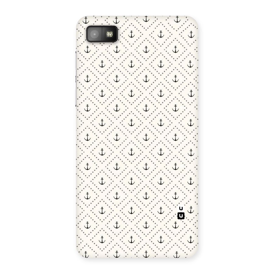 Diamond Anchor Design Back Case for Blackberry Z10