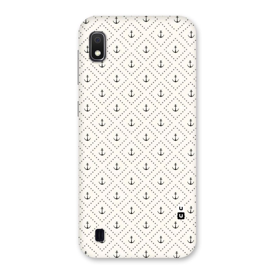 Diamond Anchor Design Back Case for Galaxy A10