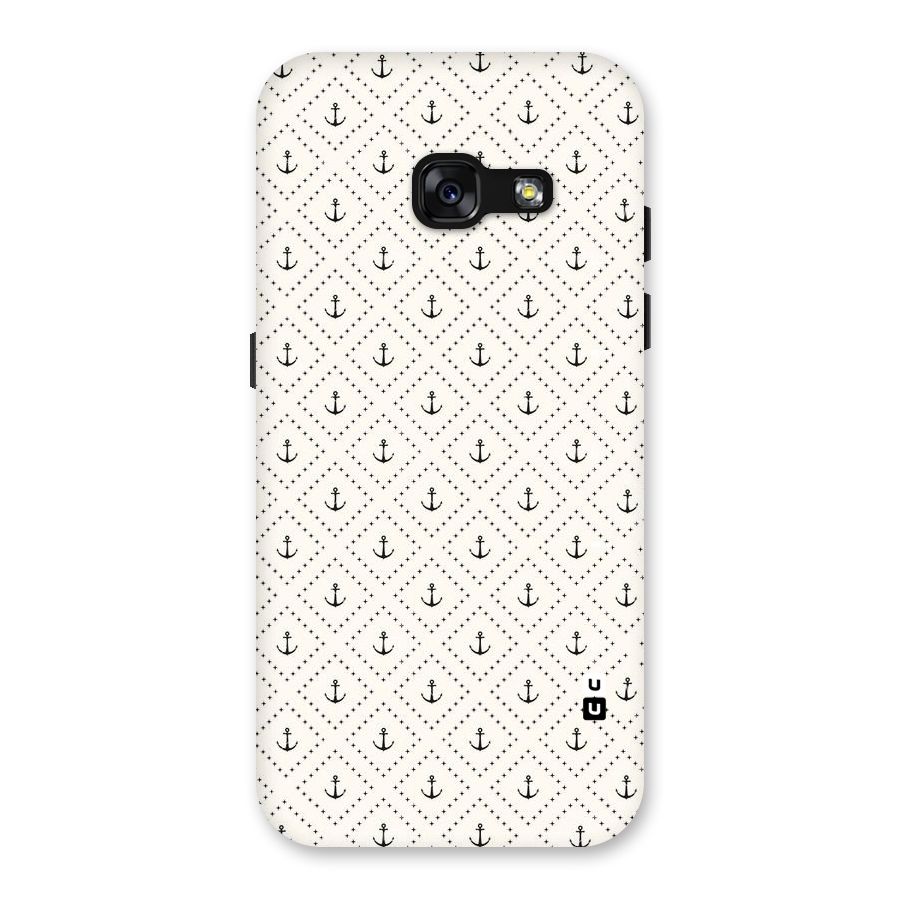 Diamond Anchor Design Back Case for Galaxy A3 (2017)