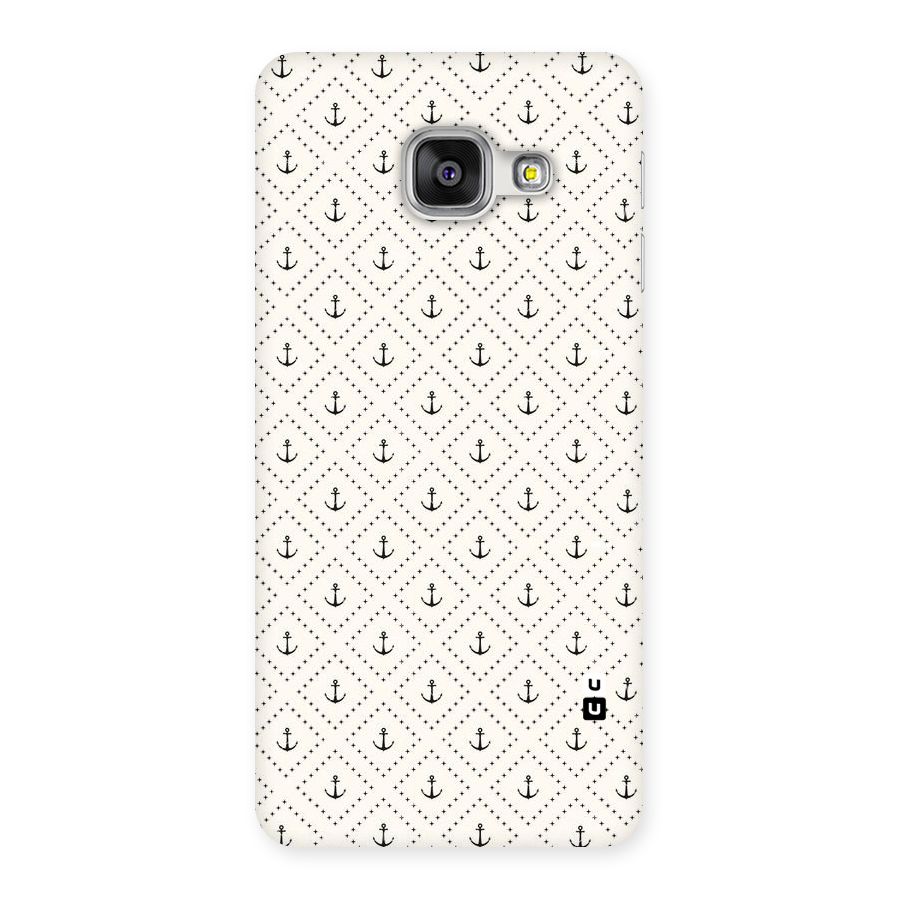 Diamond Anchor Design Back Case for Galaxy A3 2016