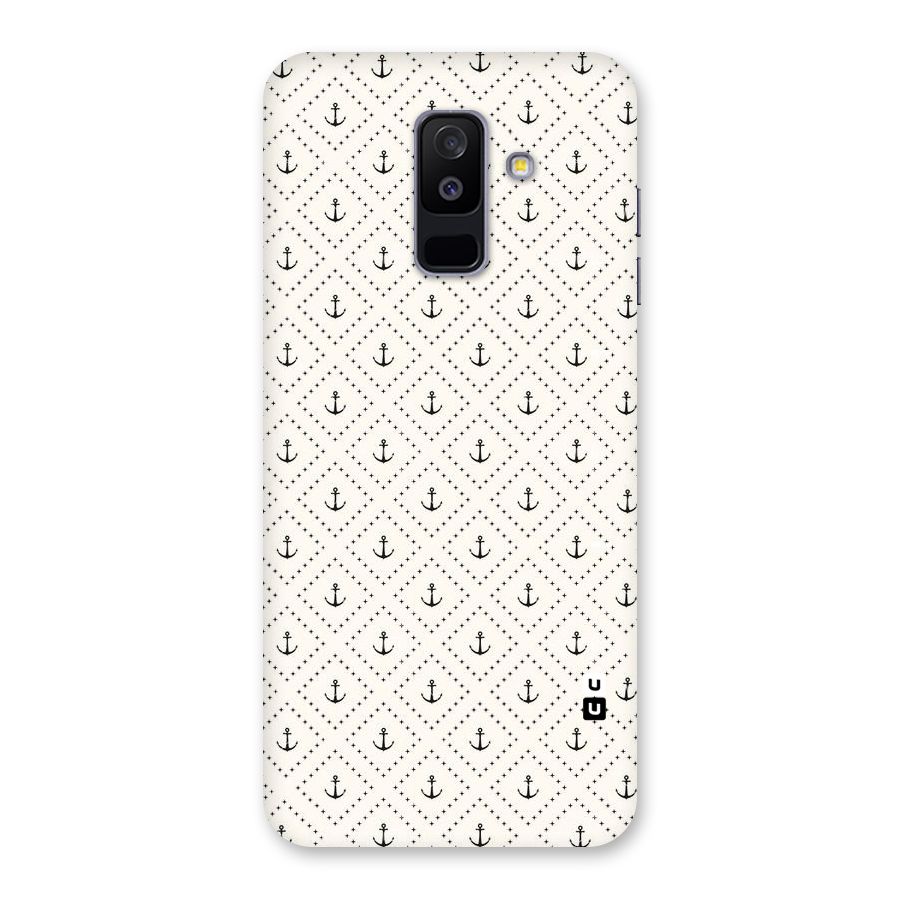 Diamond Anchor Design Back Case for Galaxy A6 Plus