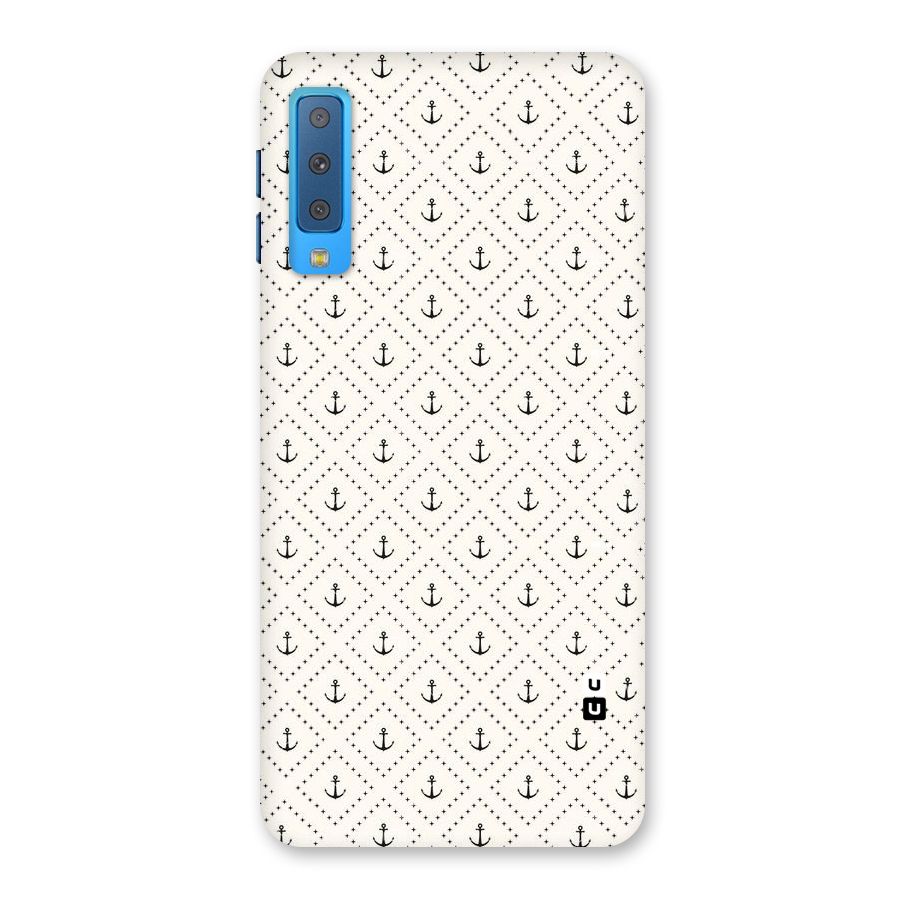 Diamond Anchor Design Back Case for Galaxy A7 (2018)