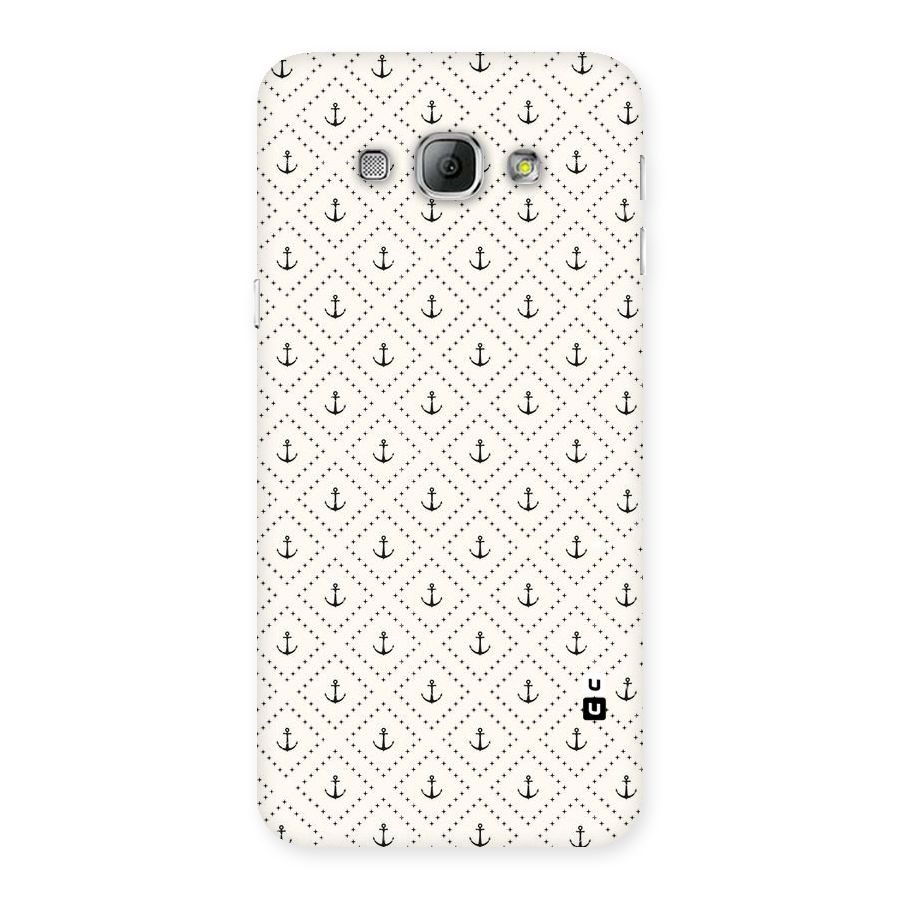 Diamond Anchor Design Back Case for Galaxy A8