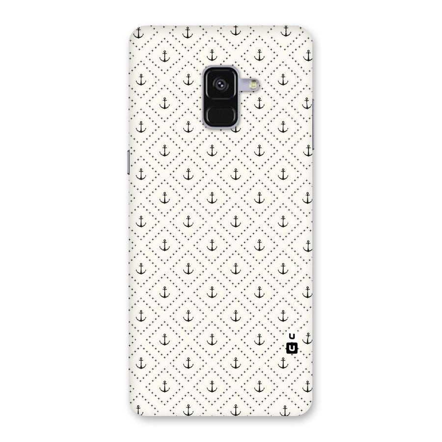 Diamond Anchor Design Back Case for Galaxy A8 Plus