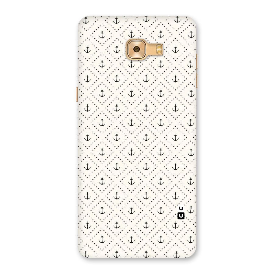 Diamond Anchor Design Back Case for Galaxy C9 Pro
