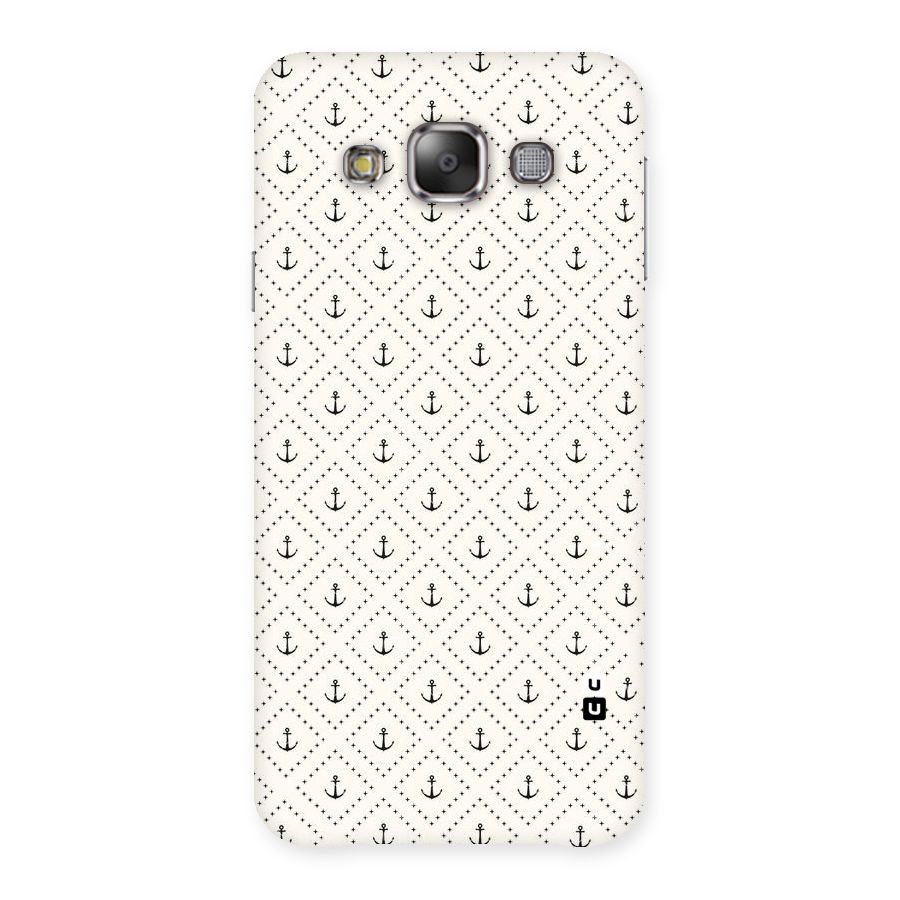 Diamond Anchor Design Back Case for Galaxy E7