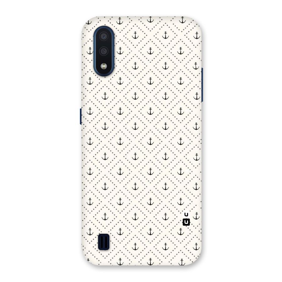 Diamond Anchor Design Back Case for Galaxy M01