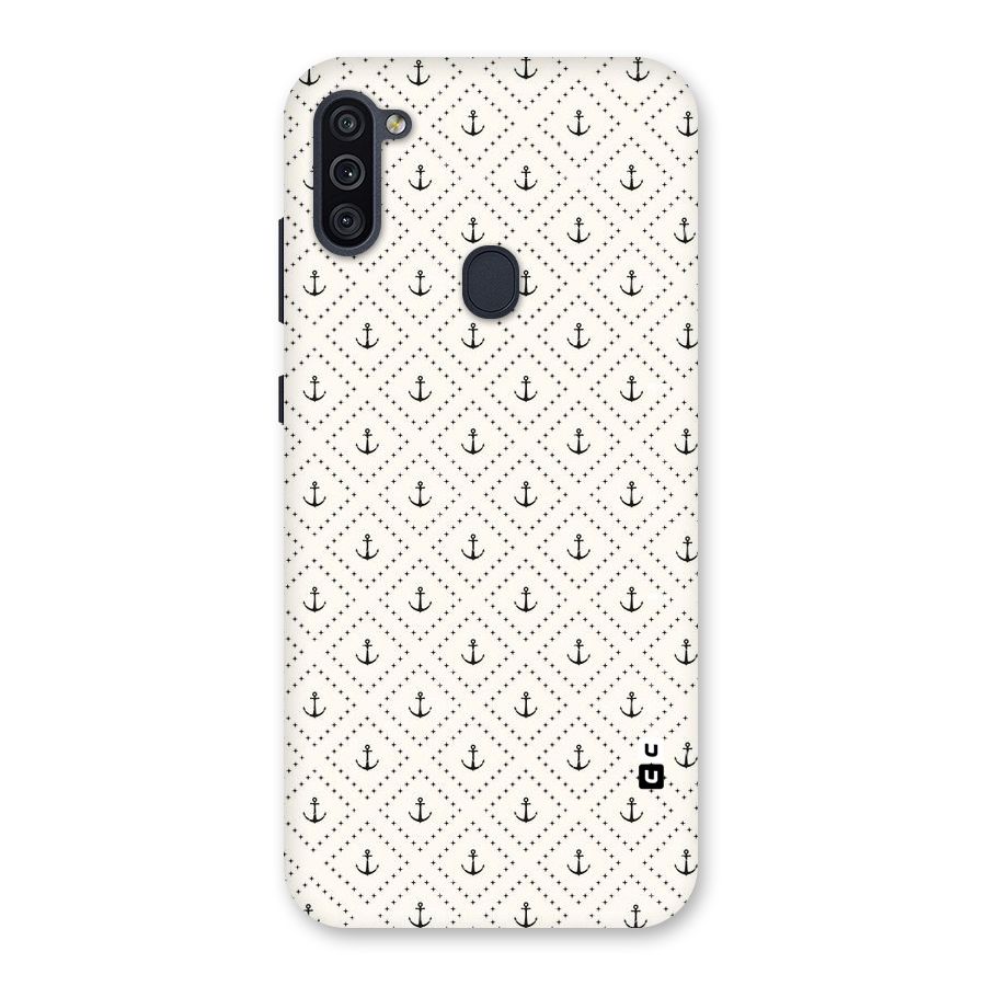 Diamond Anchor Design Back Case for Galaxy M11