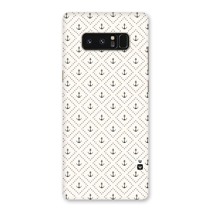 Diamond Anchor Design Back Case for Galaxy Note 8