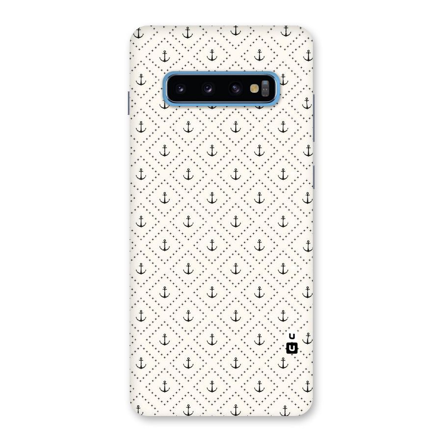 Diamond Anchor Design Back Case for Galaxy S10 Plus