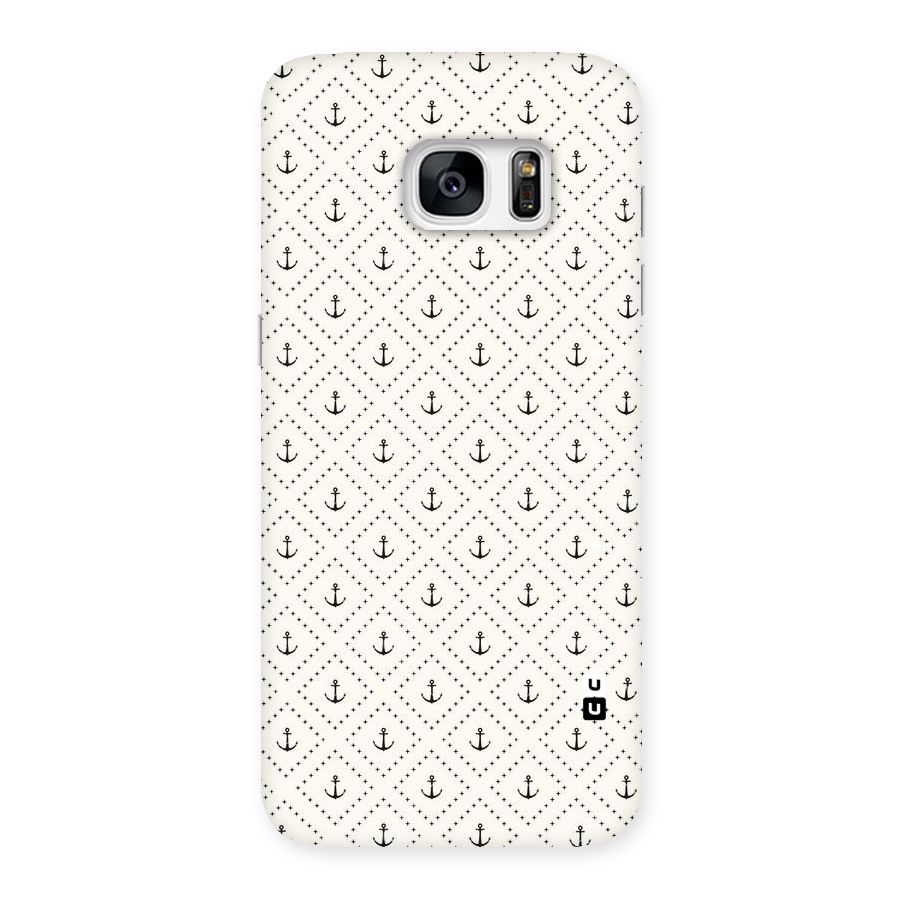 Diamond Anchor Design Back Case for Galaxy S7 Edge