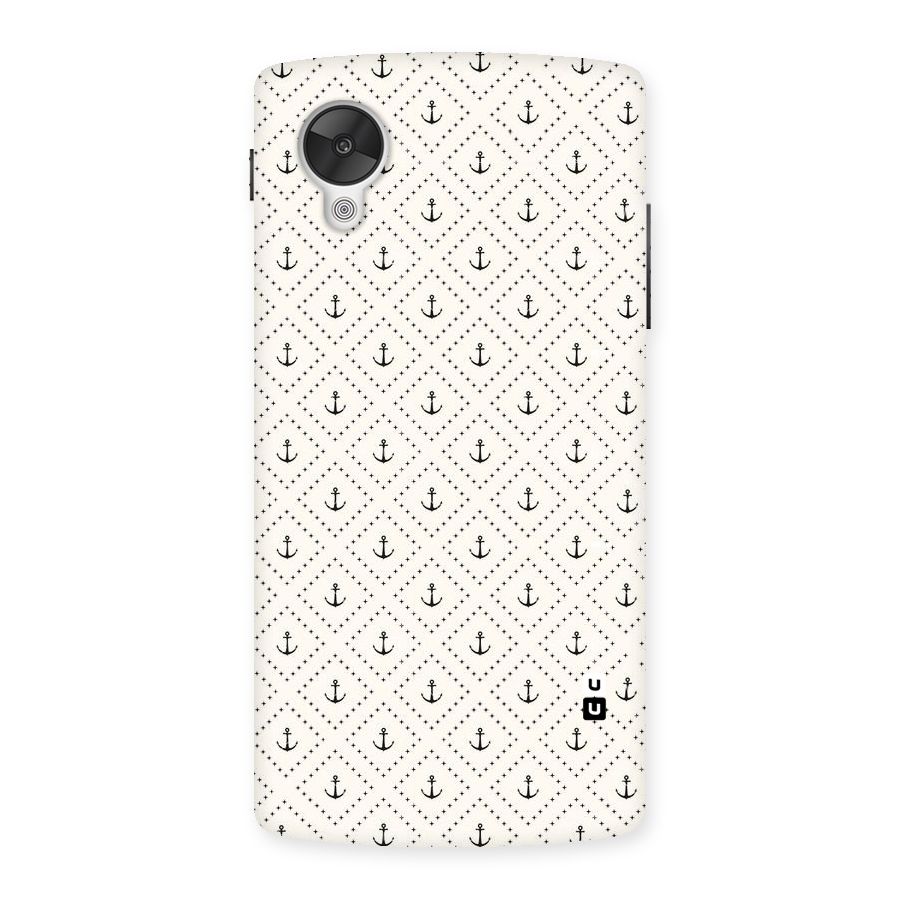 Diamond Anchor Design Back Case for Google Nexsus 5