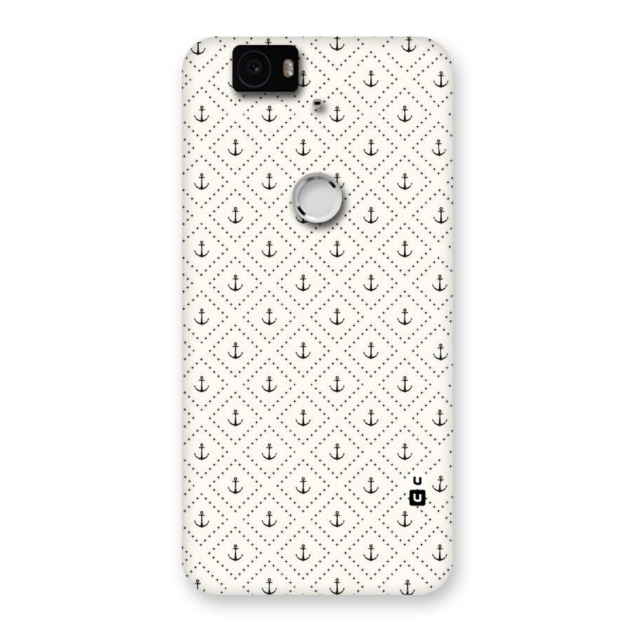 Diamond Anchor Design Back Case for Google Nexus-6P