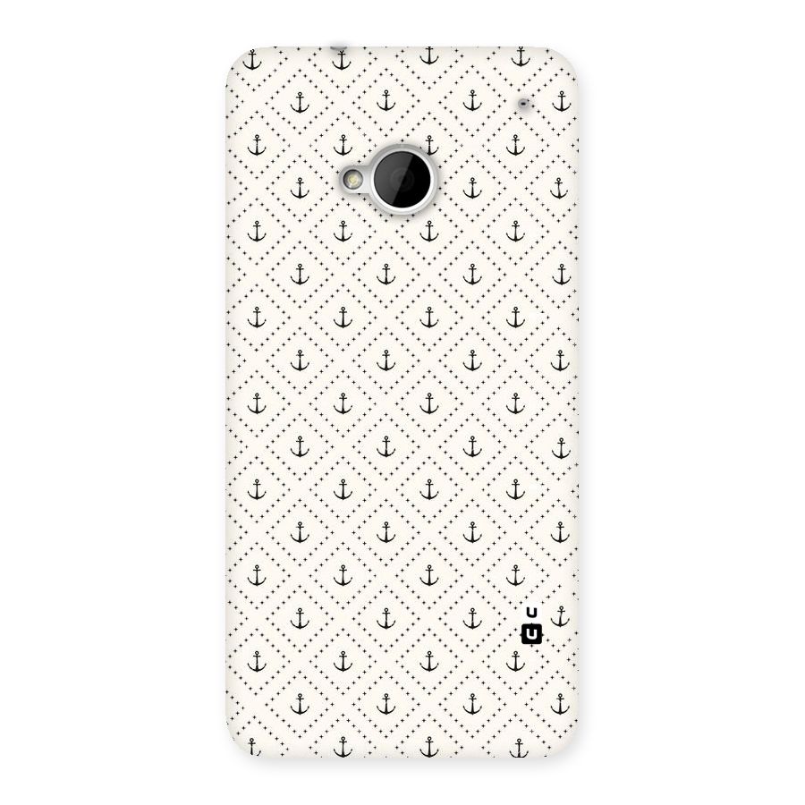 Diamond Anchor Design Back Case for HTC One M7