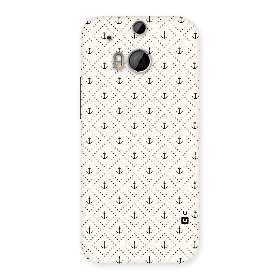 Diamond Anchor Design Back Case for HTC One M8