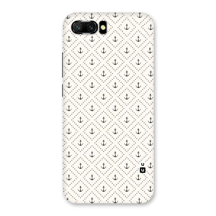 Diamond Anchor Design Back Case for Honor 10