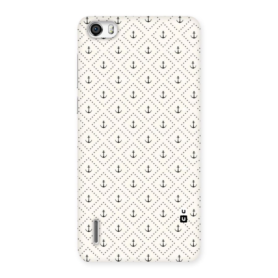 Diamond Anchor Design Back Case for Honor 6