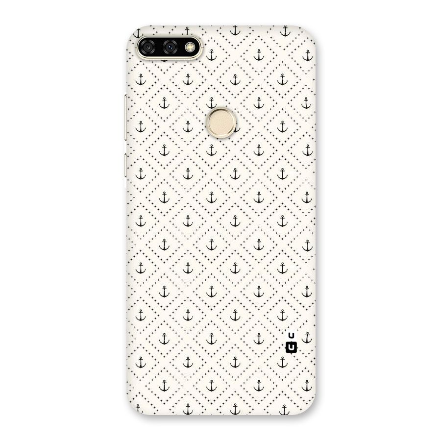 Diamond Anchor Design Back Case for Honor 7A