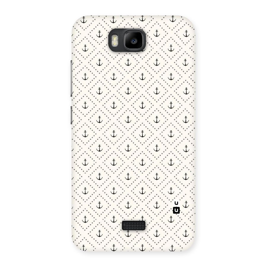 Diamond Anchor Design Back Case for Honor Bee