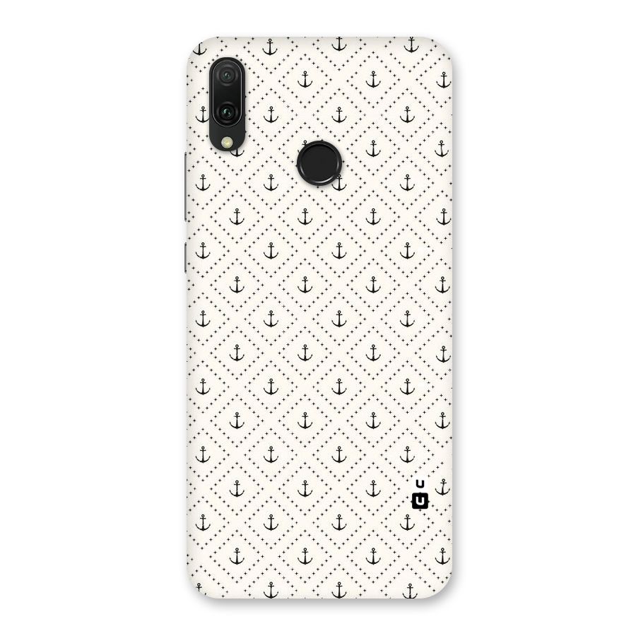 Diamond Anchor Design Back Case for Huawei Y9 (2019)
