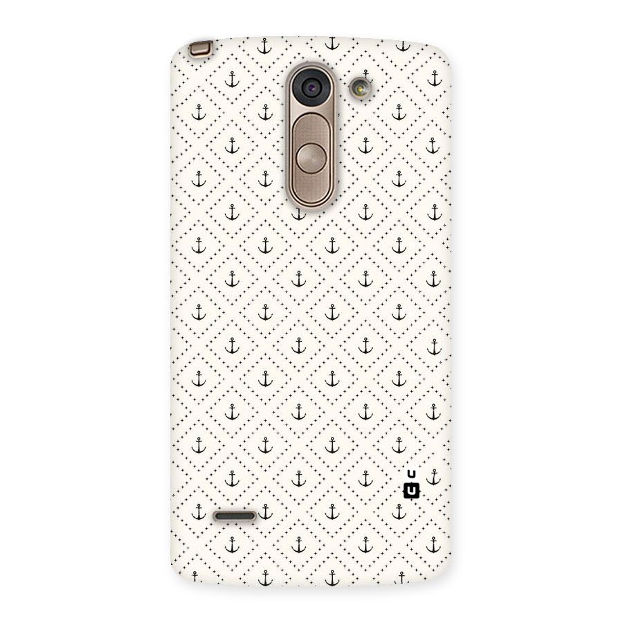 Diamond Anchor Design Back Case for LG G3 Stylus