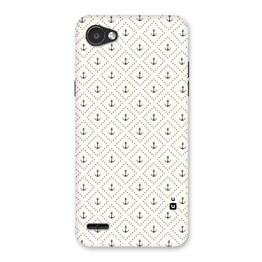 Diamond Anchor Design Back Case for LG Q6