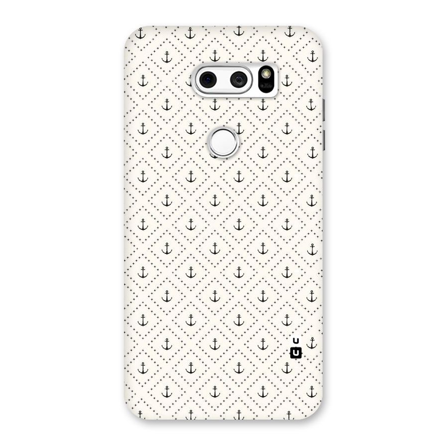 Diamond Anchor Design Back Case for LG V30