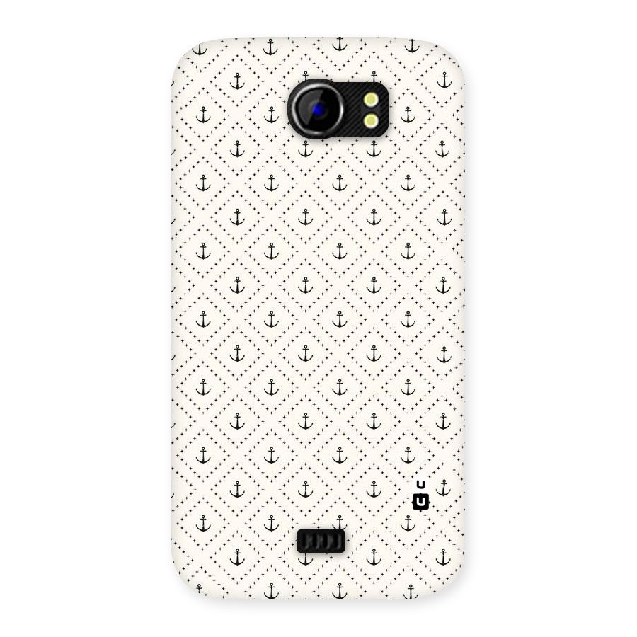 Diamond Anchor Design Back Case for Micromax Canvas 2 A110