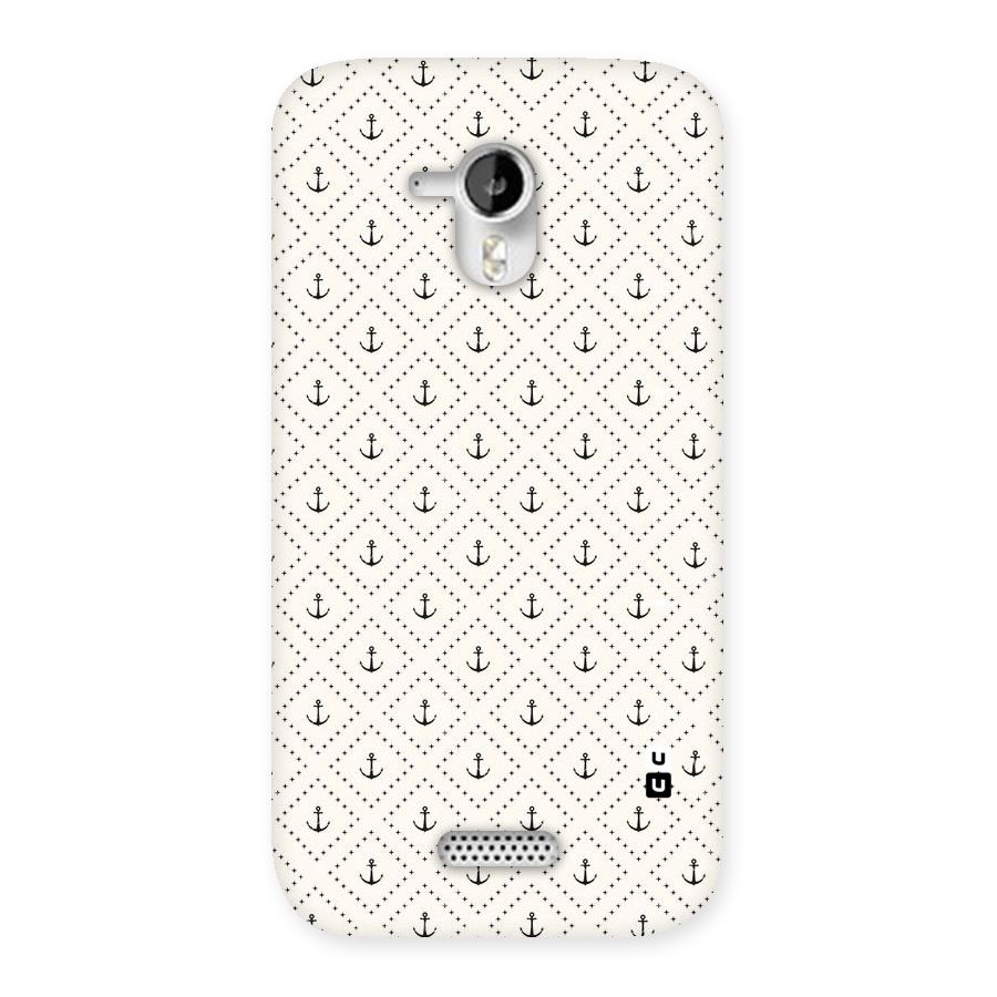 Diamond Anchor Design Back Case for Micromax Canvas HD A116