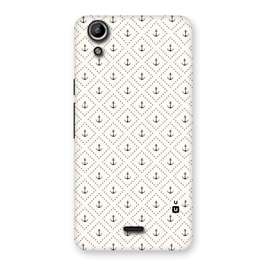 Diamond Anchor Design Back Case for Micromax Canvas Selfie Lens Q345