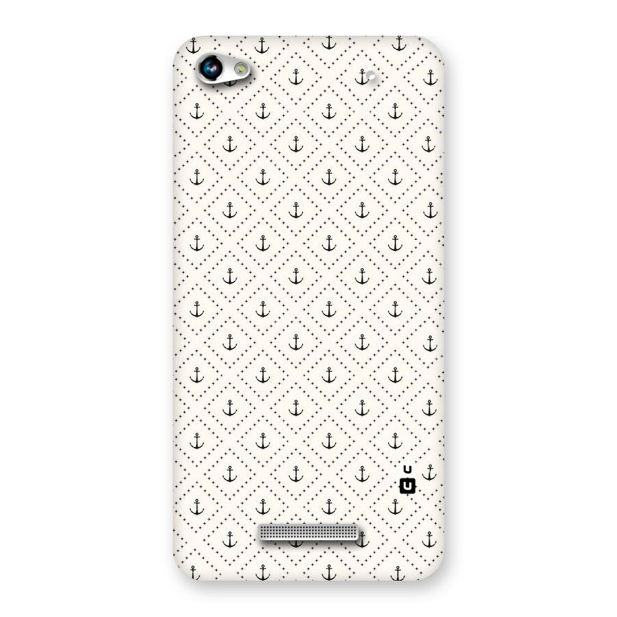 Diamond Anchor Design Back Case for Micromax Hue 2