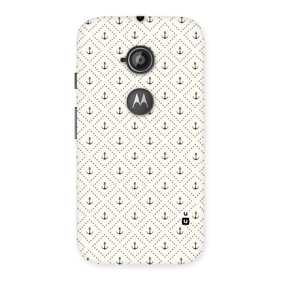 Diamond Anchor Design Back Case for Moto E 2nd Gen