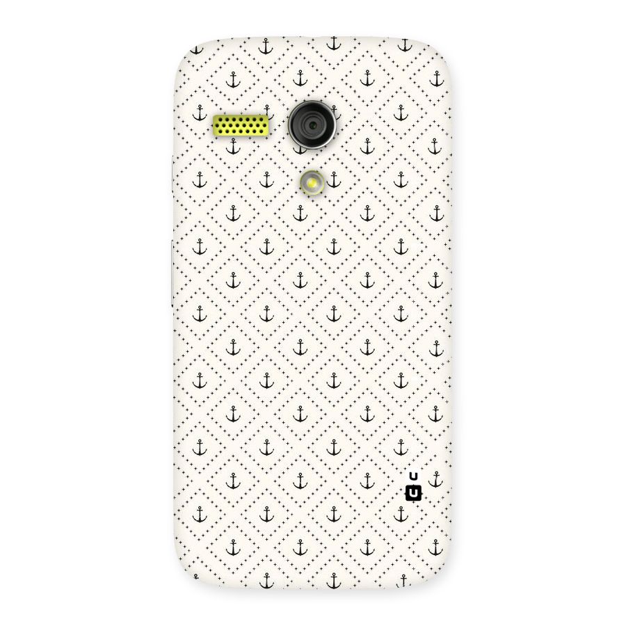Diamond Anchor Design Back Case for Moto G
