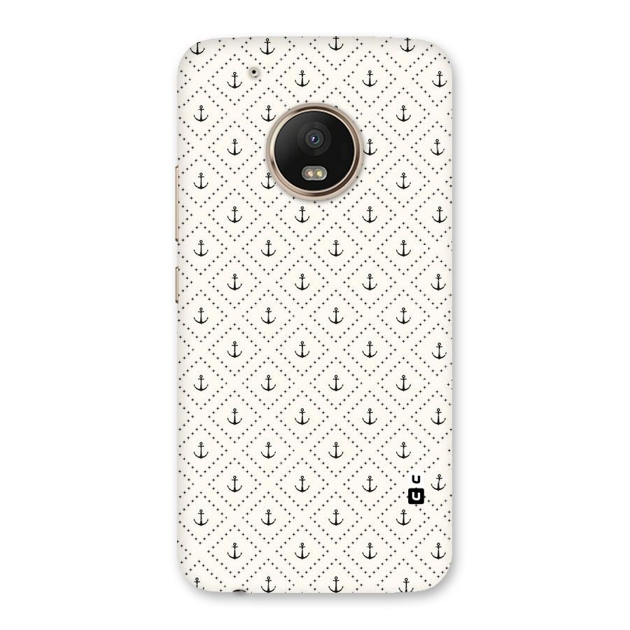 Diamond Anchor Design Back Case for Moto G5 Plus