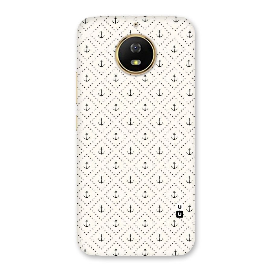 Diamond Anchor Design Back Case for Moto G5s