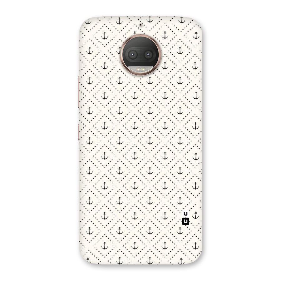 Diamond Anchor Design Back Case for Moto G5s Plus