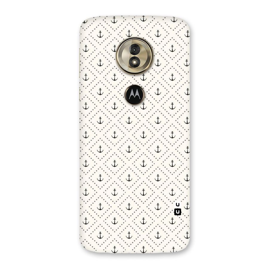 Diamond Anchor Design Back Case for Moto G6 Play