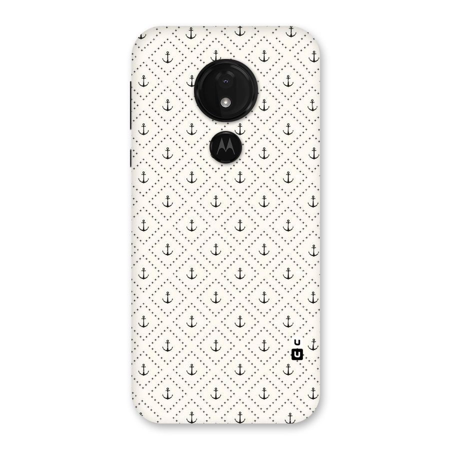 Diamond Anchor Design Back Case for Moto G7 Power