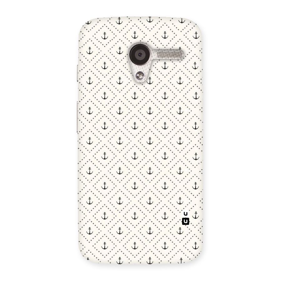 Diamond Anchor Design Back Case for Moto X