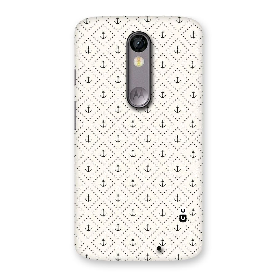 Diamond Anchor Design Back Case for Moto X Force