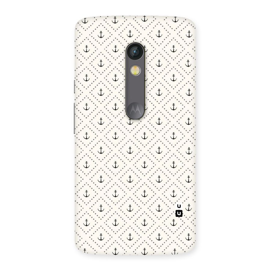 Diamond Anchor Design Back Case for Moto X Play