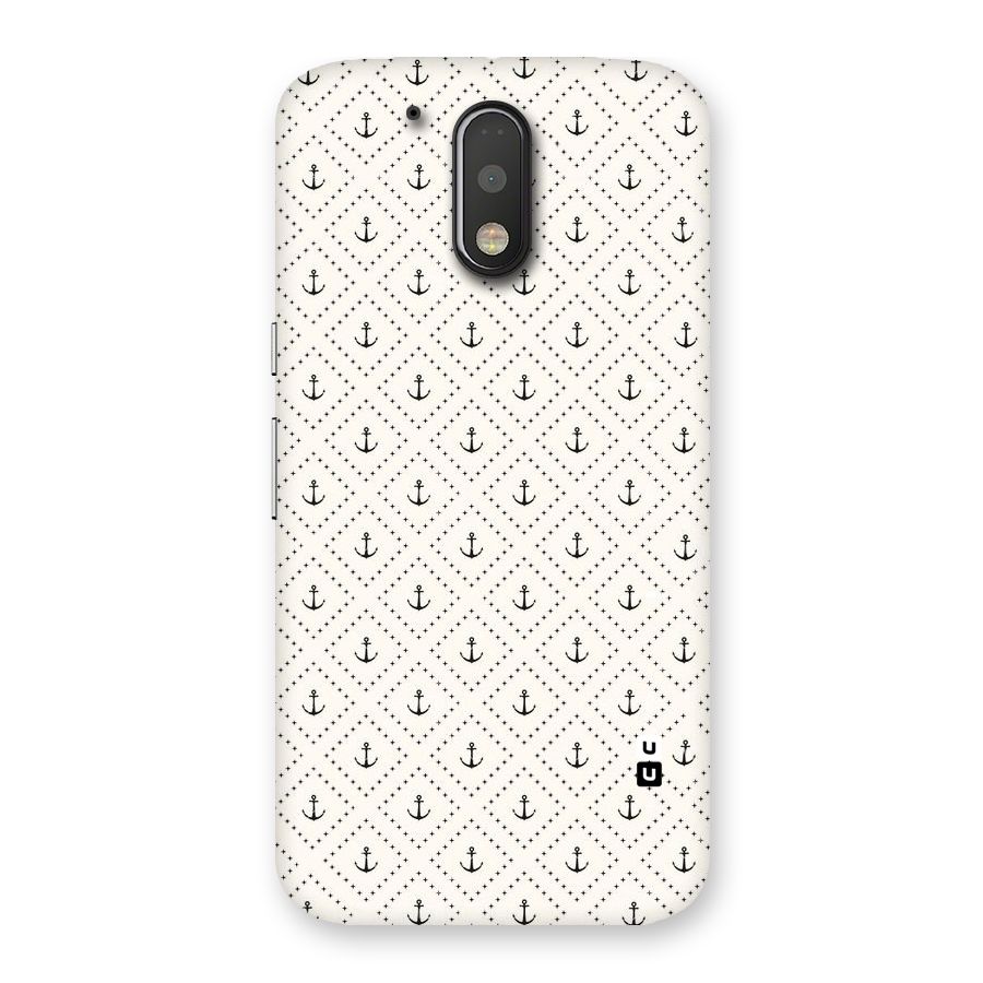 Diamond Anchor Design Back Case for Motorola Moto G4