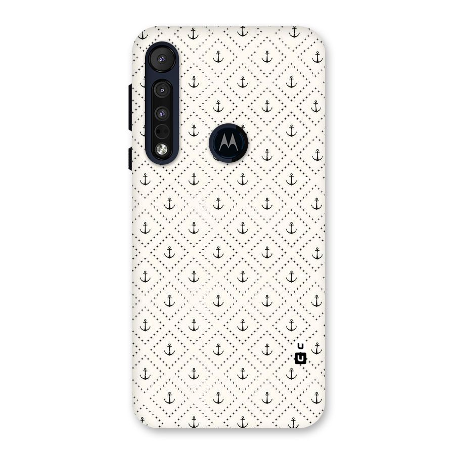 Diamond Anchor Design Back Case for Motorola One Macro