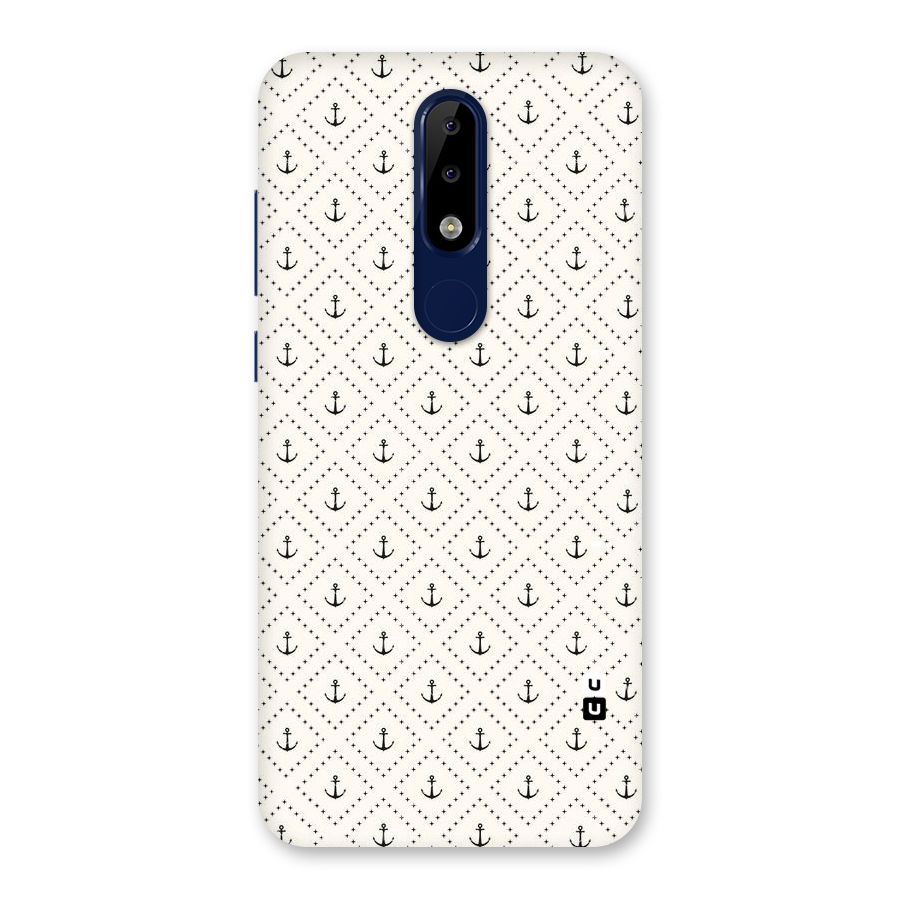 Diamond Anchor Design Back Case for Nokia 5.1 Plus