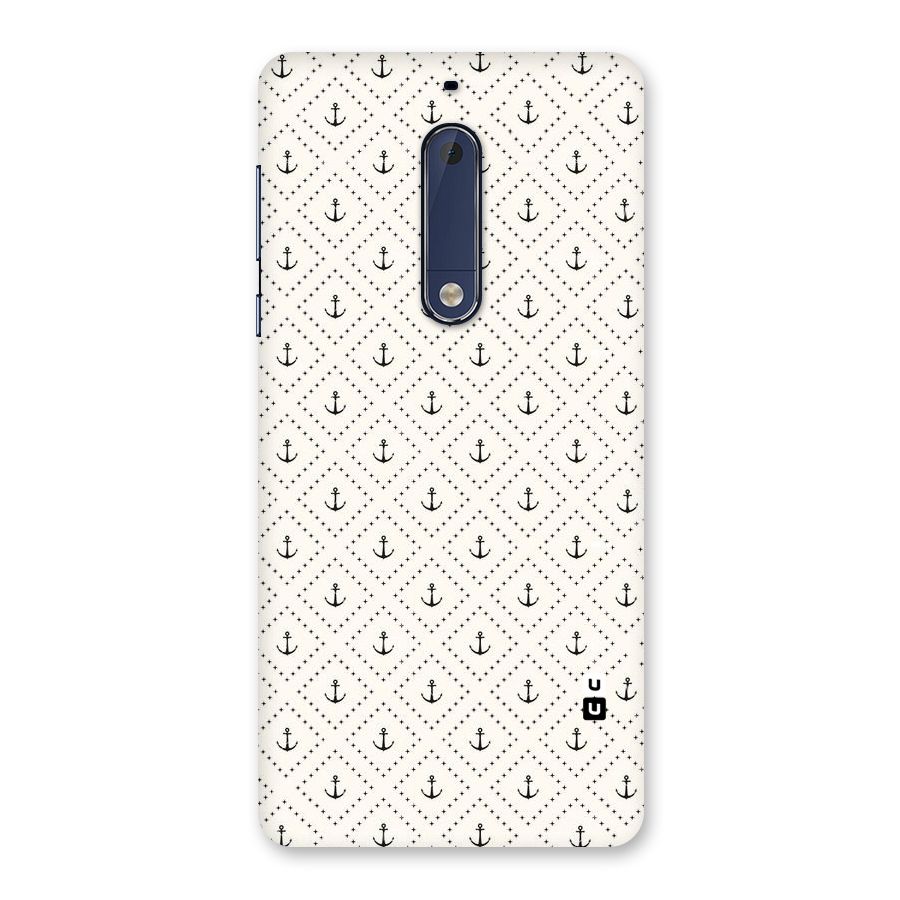 Diamond Anchor Design Back Case for Nokia 5